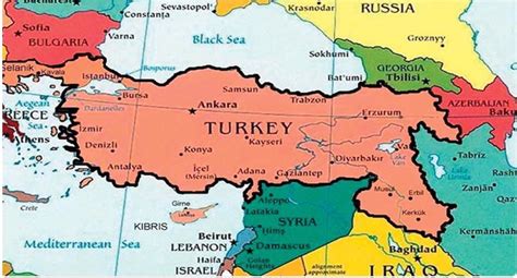 Turkey map for free download and use. Walid Shoebat shares his views of modern day Turkey and ...