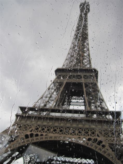 Gambar Salju Musim Dingin Arsitektur Bangunan Kota Menara Eiffel