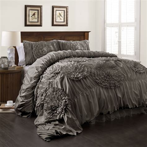 Serena 3 Piece Comforter Set Bedroom Design Comforter Sets Lush Decor