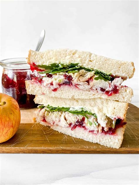 Turkey Cranberry Cream Cheese Sandwich Through The Fibro Fog