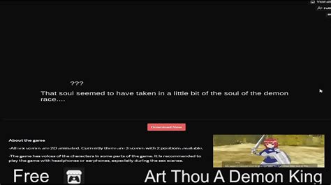 Art Thou A Demon King Andfree Game Itchio And Simulationand Adventureand Role Playing Xnxx