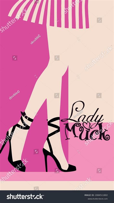 Lady Muck Vector Unused Free Brand Stock Vector Royalty Free