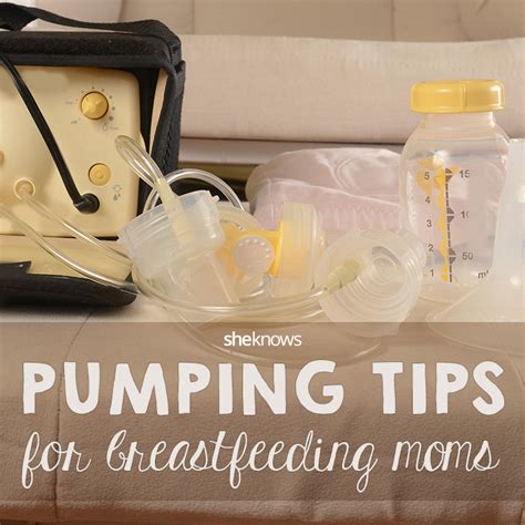 5 Pumping Tips For Breastfeeding Moms Sheknows
