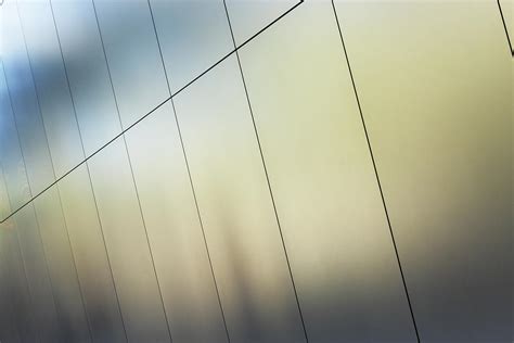 Silver Metallic Wall Panels By Chuckschugphotography