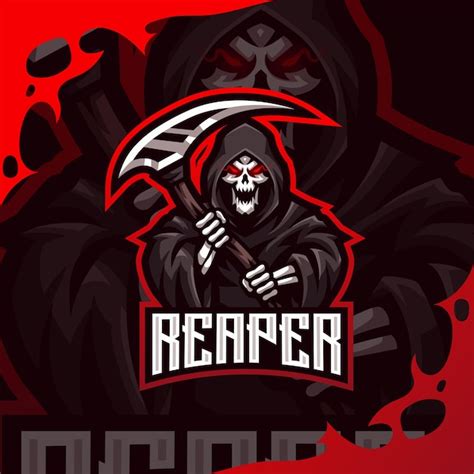 Premium Vector Grim Reaper Esport Logo Illustration Premium Vector