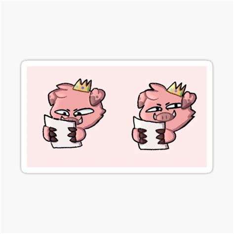 Technoblade Cursed Emoji Sticker For Sale By Kixetinu Redbubble