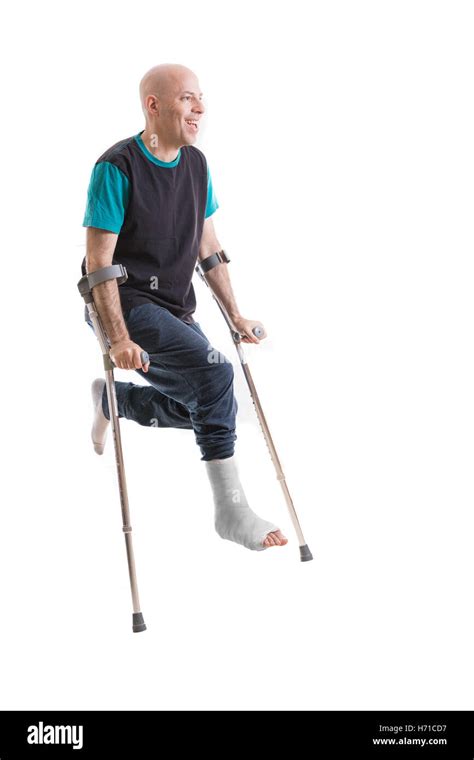 Fiberglass Cast On Broken Ankle High Resolution Stock Photography And