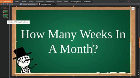 How Many Weeks In A Month Youtube