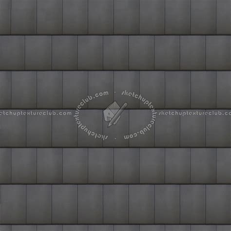 Flat Clay Roof Tiles Texture Seamless 03582