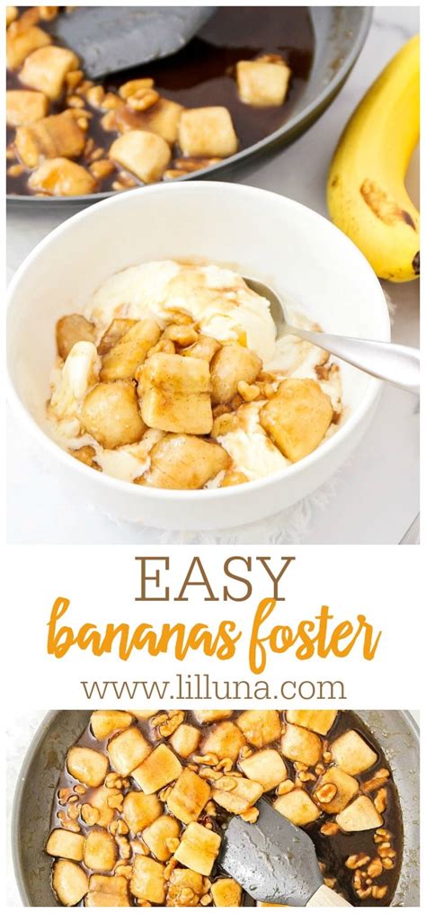 Easy Bananas Foster Recipe Non Alcoholic Lil Luna
