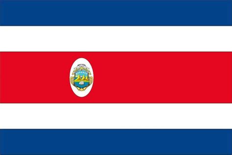 Bandera de COSTA RICA Imágenes Historia Evolución y Significado