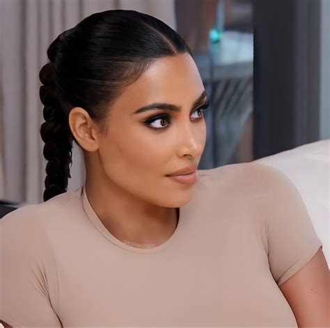 Kim Kardashian Peinado Kim Kardashian Ponytail Maquillage Kim