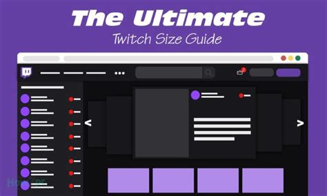 Twitch Graphics Size The Complete Guide 2024 Banner Emote Panel