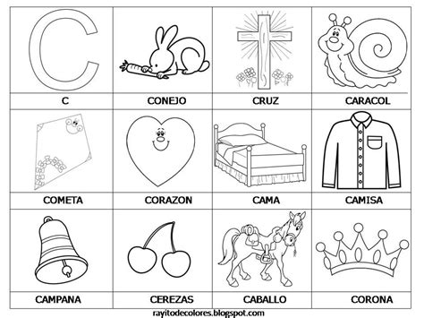 Palabras Con C Preschool Spanish Spanish Lessons For Kids Elementary