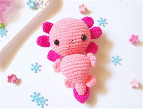 Axolotl Crochet Plushie Amigurumi Aghipbacid