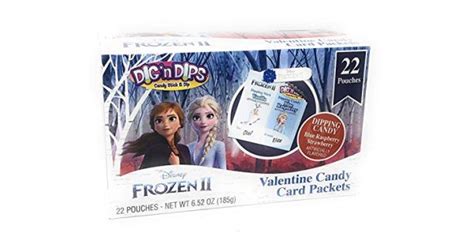 Disney Frozen 2 Valentines Day Candy Cards Dig N Dips