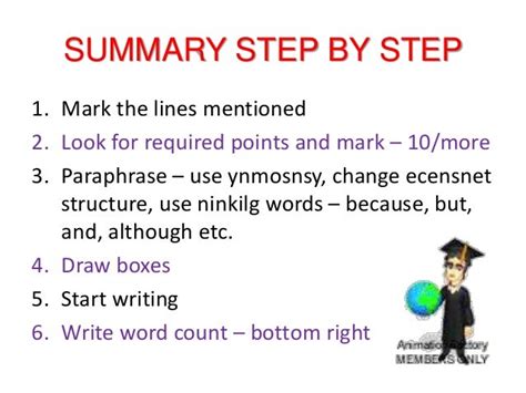 Summary Writing Guide