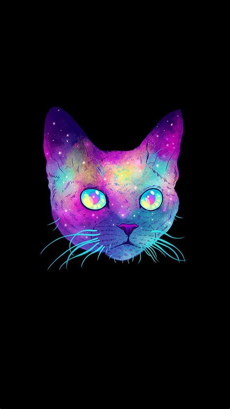 1080x1920 Galaxy Cat Amoledbackgrounds