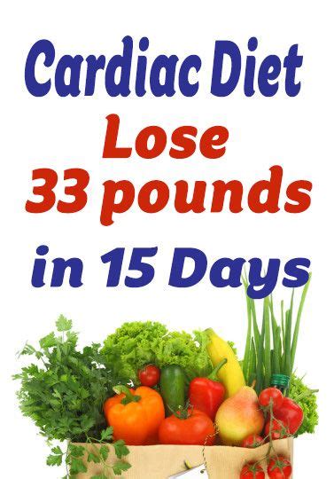 Cardiac Diet Plan Can Help You Lose Up To 2 7 Pounds In 5 Days Or 22 33