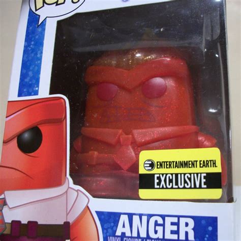 Funko Pop Inside Out Anger 136 Disney Pixar Entertainment Earth Red