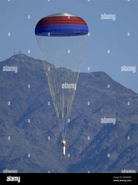 Ares Rocket Drogue Parachute Test Nasa 30209 Stock Photo Alamy
