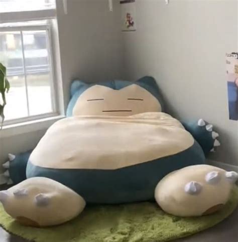 Snorlax Bean Bag Chair With Coupon In Room Makeover Bedroom Cute Bedroom Decor Room