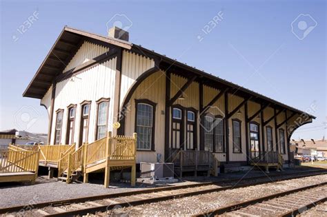 An Old Victorian Style Train Station Old Train Station Train