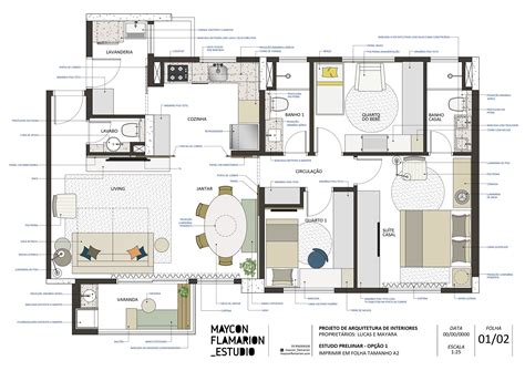 Como é Um Projeto De Design De Interiores Maycon Flamarion Estudio