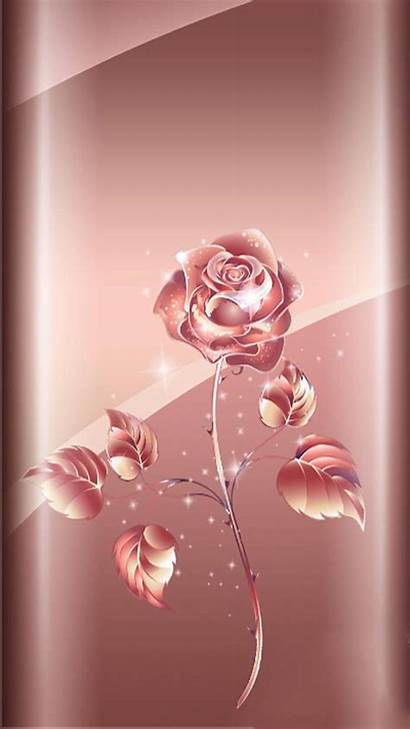 Iphone Rose Gold Background Pink Cellphone Apple