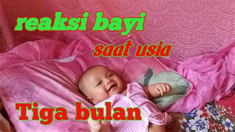 Pada usia ini, mereka akan bereaksi pada saat situasi tertentu, misalnya saat ayah dan ibu nya pergi kerja mereka. Perkembangan bayi di usia 3 bulan - YouTube