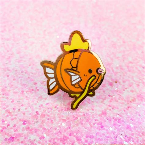 All pics have links for you to buy it. #129 Pin | Hard enamel pin, Pokemon pins, Cute pins