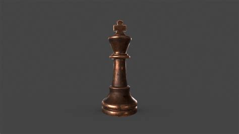 3d Model Ches 013 Chess King Cgtrader