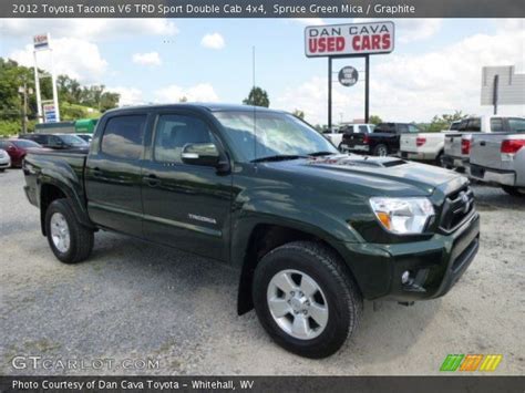 Spruce Green Mica 2012 Toyota Tacoma V6 Trd Sport Double Cab 4x4