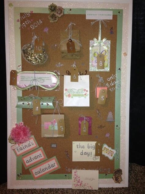 These advent calendar filler ideas help you to make your teens december awesome. Advent calendar I made my friend for her bridal shower! | Taina | Pinterest | Advent calendars ...