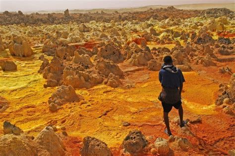 The Unearthly Landscape Of Dallol The Hottest Place On Earth