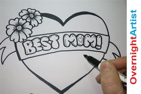 Draw Best Mom How To Draw Best Mom Graffiti Bubble Letters Mothers