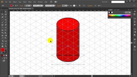 How To Draw A 3d Cylinder In Illustrator 2019rampromastercitycargovan