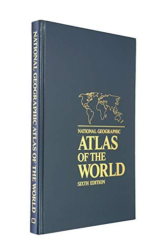 National Geographic Atlas Of The World Very Good 1990 Wonder Book
