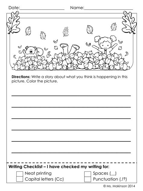 Creative Writing Prompts For First Graders