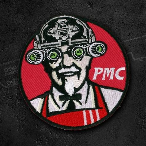 Satirical Kfc Pmc Embroidered Velcro Patch — Little Patch Co