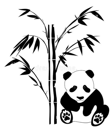 Vector Panda Bear Isolated On White Background Stock Vector