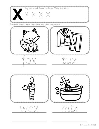Phonics Worksheets Lesson Plan Flashcards Jolly Phonics Letter X Porn Sex Picture