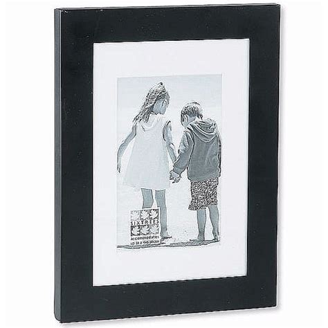 Black Metro Pre Mat Frame 6x8 4x6 3½x5½ By Sixtrees® Picture Frames Photo Albums