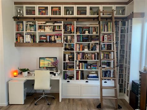 Building A Beautiful Bookcase Library Wall With Billy Ikea Hackers