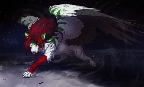 Made The War My Enemy By Grypwolf On Deviantart Anime Wolf Drawing