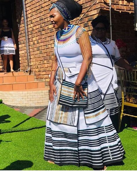 Xhosa Brides Shared A Photo On Instagram “msndixm Made Her Own Dress A African Traditional