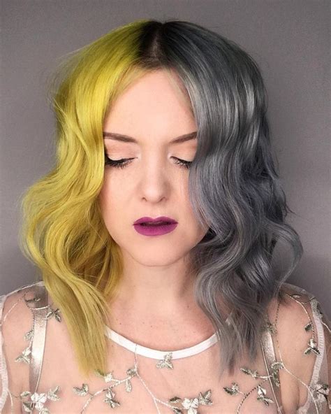 7 Badass Split Hair Color Ideas And Tips Based On My Experience Half And Half Hair Split Dyed