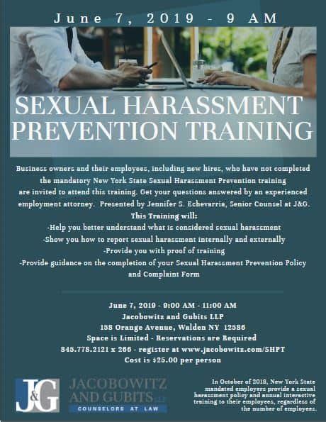 Sexual Harassment Prevention Training Seminar
