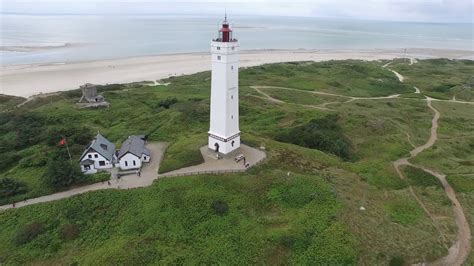 blavand leuchtturm in blåvand bei esbjerg dk youtube