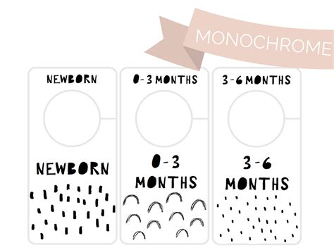 Check out our closet dividers baby selection for the very best in unique or custom, handmade pieces from our hangers & clothing storage shops. Free Printable Baby Closet Dividers Preemie to 24 Months ...